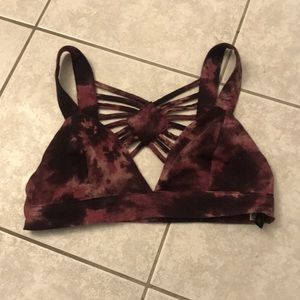 Purple bralette
